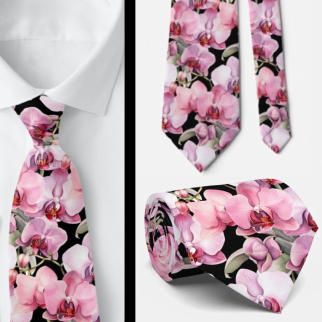 Premier Cravate officiel de l'orchidée rose (Créateur téléchargé)
