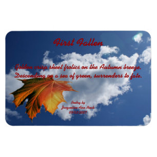 Premier déchiré Magnet d'automne