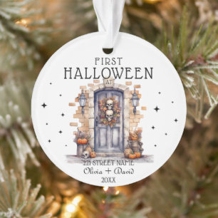 Premier Halloween à New Home Adresse personnalisée