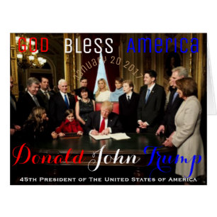 Premier jour de Donald Trump comme président des