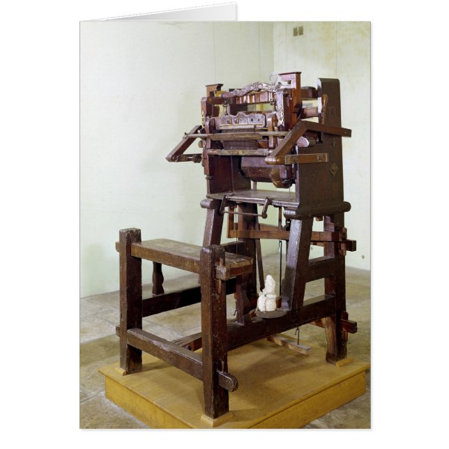 Premier métier à tisser, 1750 (Devant)