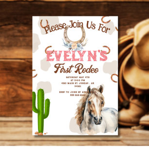 Premier modèle de fer à cheval western de rodéo 