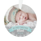 Premier Noël Aqua Blue Baby Boy Photo