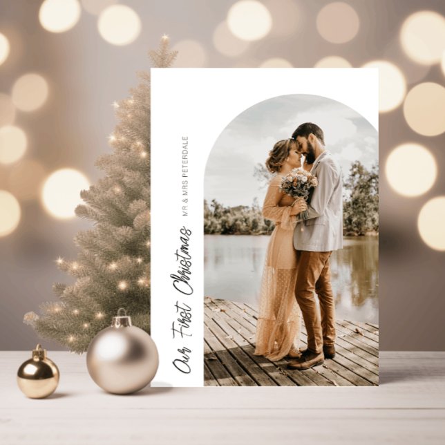 premier noël arche vacances mariage faire-part (Créateur téléchargé)