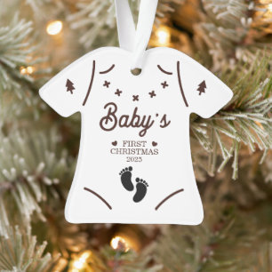 Premier Noël de bébé personnalisé 2025