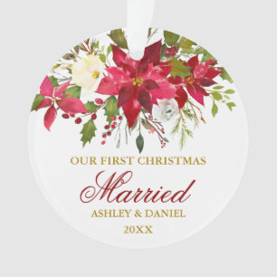 Premier Noël de Poinsettia Floral Gold  Photo