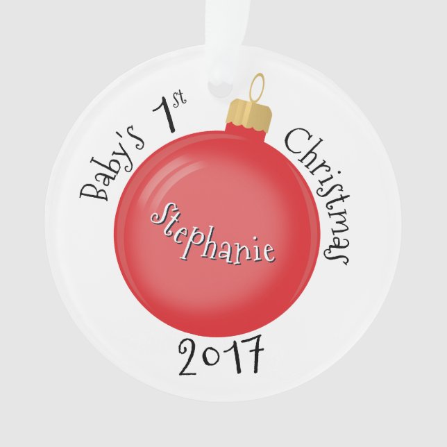 Premier Noël du bébé (devant)