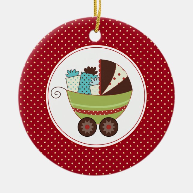 Premier Noël du bébé | Ornements de Noël (Devant)