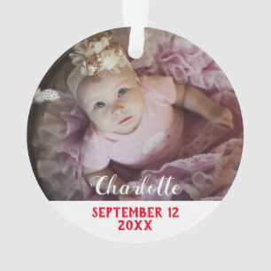 Premier Noël en Grand-mère rouge et blanc avec pho