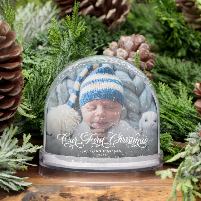 Premier Noël en grands-parents 2 photos (Hiver)