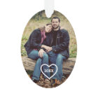 Premier Noël en tant que Monsieur. & Mme Ornament 