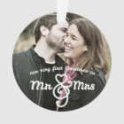 Premier Noël en tant que Monsieur. & Mme Ornament 