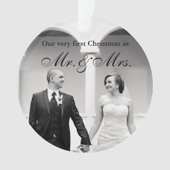 Premier Noël en tant que Monsieur. & Mme Ornament  (devant)
