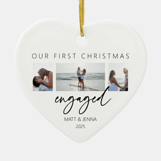 Premier Noël Engagé ornement (Devant)