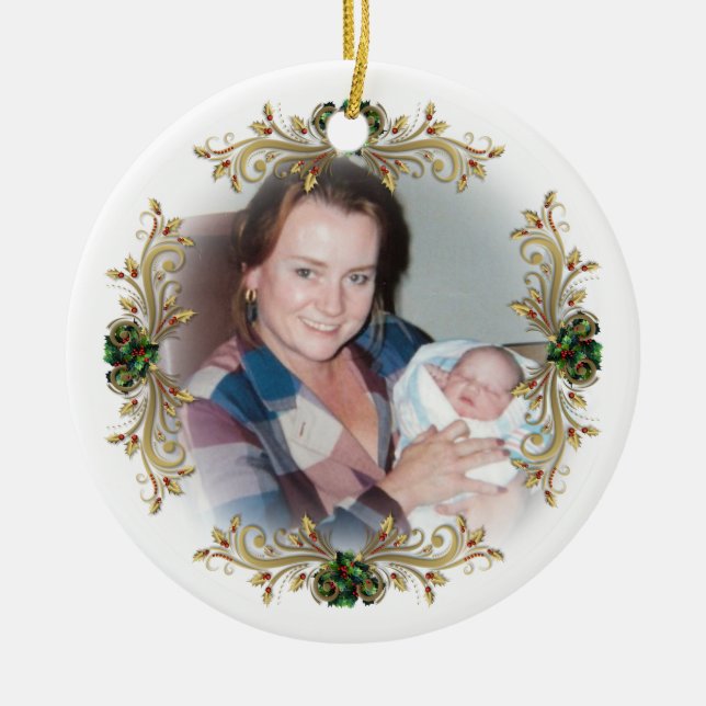 Premier Noël étant une grand-mère ! Ornement (Devant)