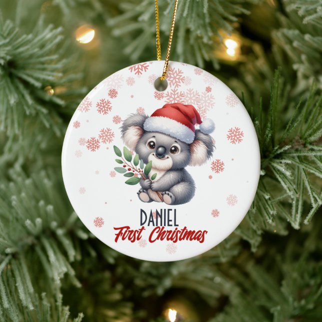 Premier Noël mignon Koala bébé Ornement (Arbre)