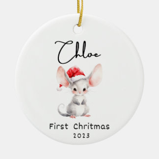 Premier Noël, Nom du bébé personnalisé Ornement