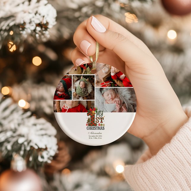 Premier Noël Plaid Rustique (Créateur téléchargé)