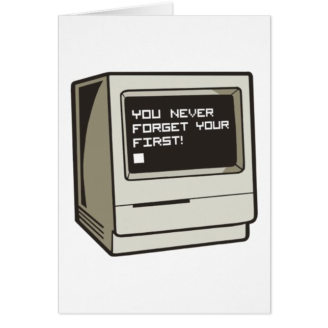 Premier ordinateur rétro (Devant)