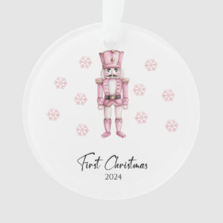 Premier ornement acrylique de Noël du bébé