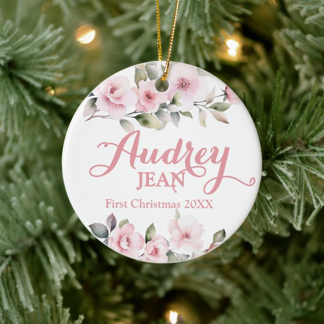 Premier ornement d'arbre de Noël du bébé (Arbre)