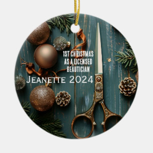 Premier ornement de beauté autorisé de Noël