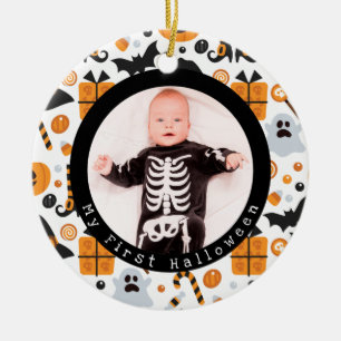Premier ornement de Halloween du bébé mignon de