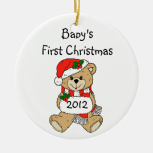 Premier ornement de Noël 2012 pour bébé