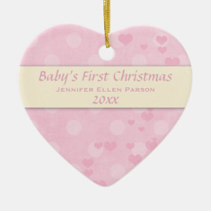 Premier ornement de Noël de bébé