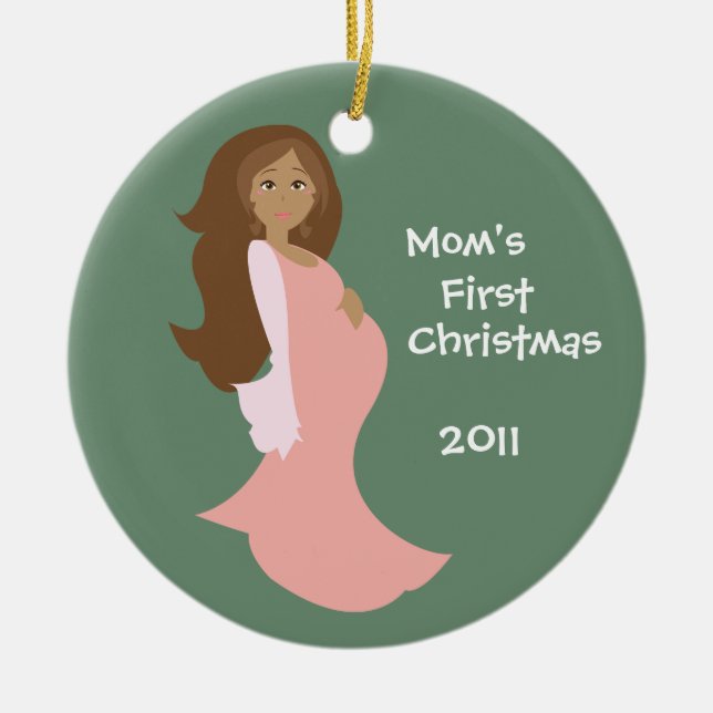 Premier ornement de Noël de la maman - (Devant)