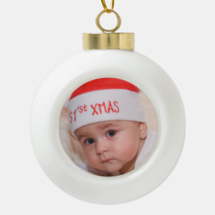 Premier ornement de Noël du bébé