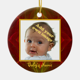 Premier ornement de Noël du bébé