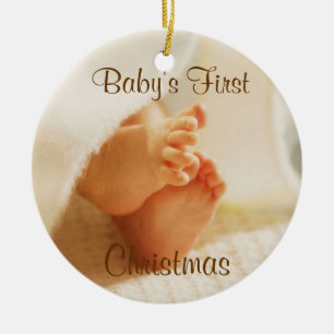 Premier ornement de Noël du bébé