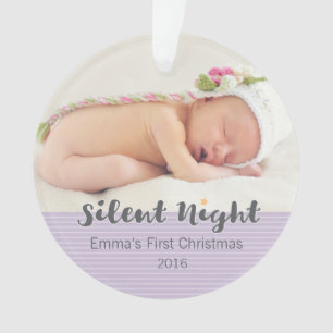 Premier ornement de Noël du bébé