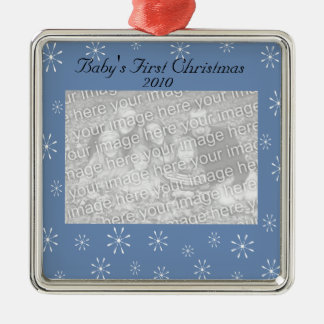 Premier ornement de Noël du bébé