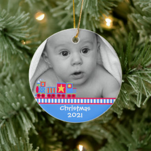 Premier ornement de Noël du bébé