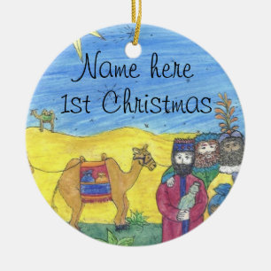 premier ornement de Noël du bébé