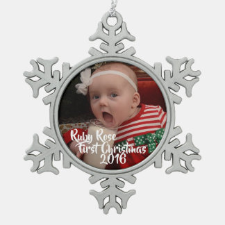 Premier ornement de Noël du bébé