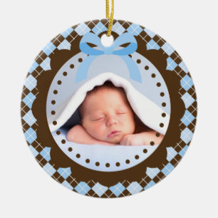 Premier ornement de Noël du bébé