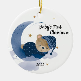Premier ornement de Noël du bébé 2022