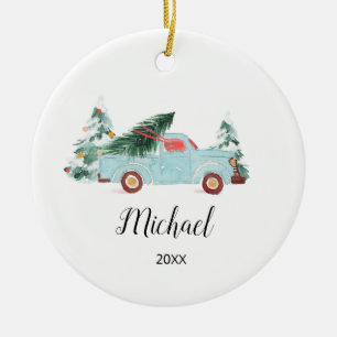 Premier ornement de Noël pour bébé de camion