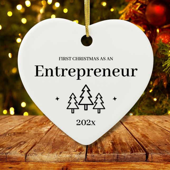 Premier Ornement de Noël pour Entrepreneur (Entrepreneur First Christmas Ornament
)