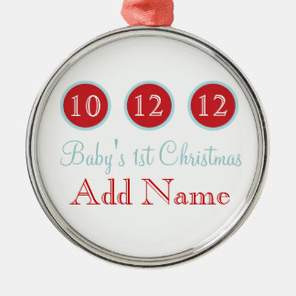 Premier ornement de Persoanlized de Noël du bébé