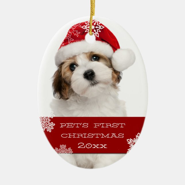 Premier ornement photo de marionnettes de Noël| RE (Devant)