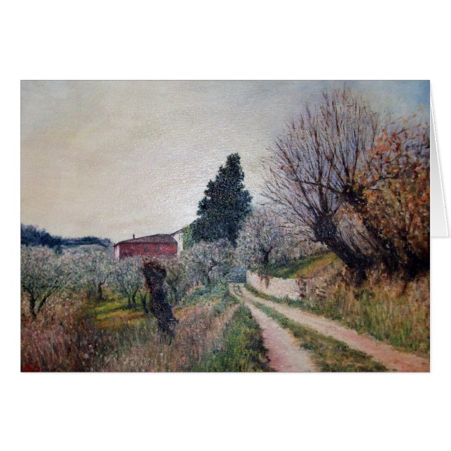 PREMIER PRINTEMPS EN GOUVERNALAIS / Paysage Toscan (Devant horizontal)