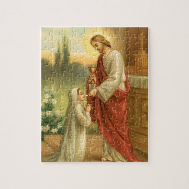 Premier puzzle de communion : Eucharistie dans (Vertical)