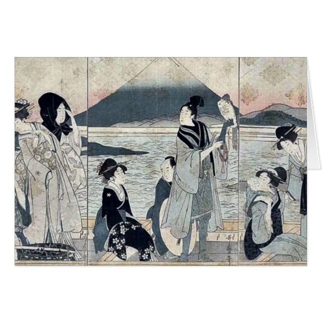 Premier rêve par Kitagawa, Utamaro (Devant horizontal)