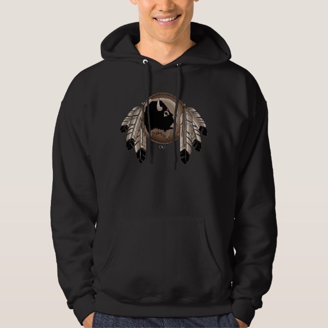 Premier sweat - shirt à capuche d'art de Metis de (Devant)