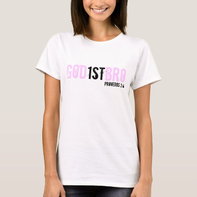 Premier T-shirt de Jésus de Dieu (Devant)