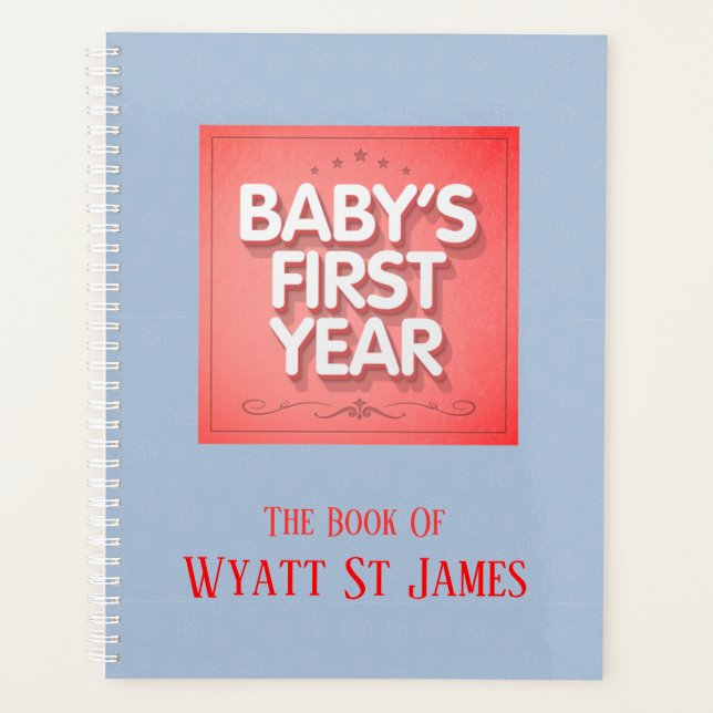 Première année du bébé personnalisé (Devant)